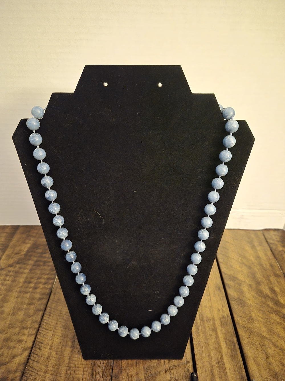 Light Blue Beaded Necklace - Women Jewelry